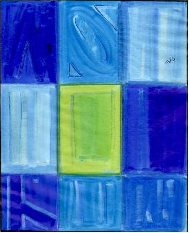 Theresa's Pretty Blue Green!